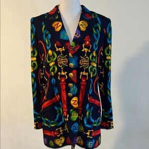 Renzo silk Colorful Women's Blazer (made in Germany)